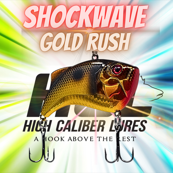 Shockwave Lipless Crankbait - Gold Rush