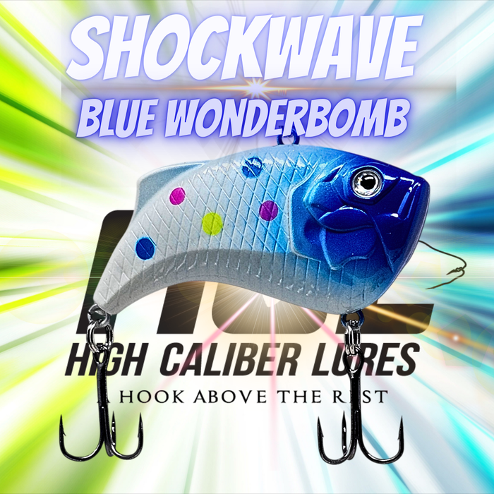 Shockwave Lipless Crankbait - Blue Wonderbomb Shockwave