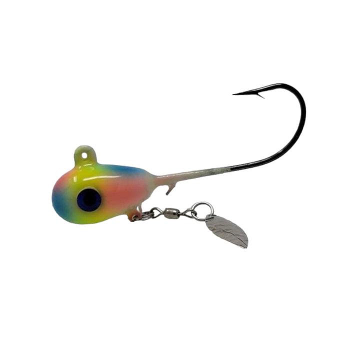 Wonderglow 2.0 Underspin - Best Lake Trout Jig -1 oz - 2 Pack — High  Caliber Lures