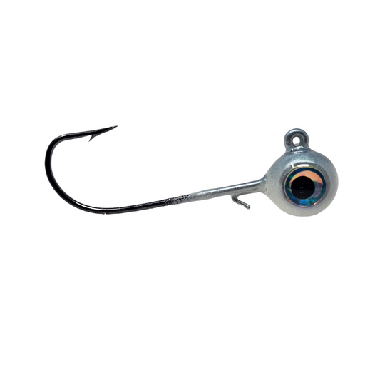 Walleye Hawgerz are the ultimate answer to a long shank heavy hook jig for swimbaits or large minnows. Put that hookpoint back further and increase your hookups!