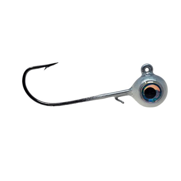 Walleye Hawgerz are the ultimate answer to a long shank heavy hook jig for swimbaits or large minnows. Put that hookpoint back further and increase your hookups!