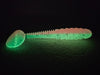 Walleye Vision inferno glow paddle tails are perfect for night fishing.
Walleye Swimbait with a vibrant daytime color and glowing night time effect. This Swimbait was designed to increase catch rates and help you land more big walleyes.