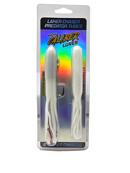 Why are the Laker Chaser Tube jigs a must-have for lake trout fishing? These jigs are expertly designed in wicked fish-catching color patterns to attract lake trout by mimicking what they want and making them irresistible to these elusive giants. Say goodbye to those days of casting and waiting endlessly – the Laker Chaser Tube jigs will honestly have those trout biting in no time.