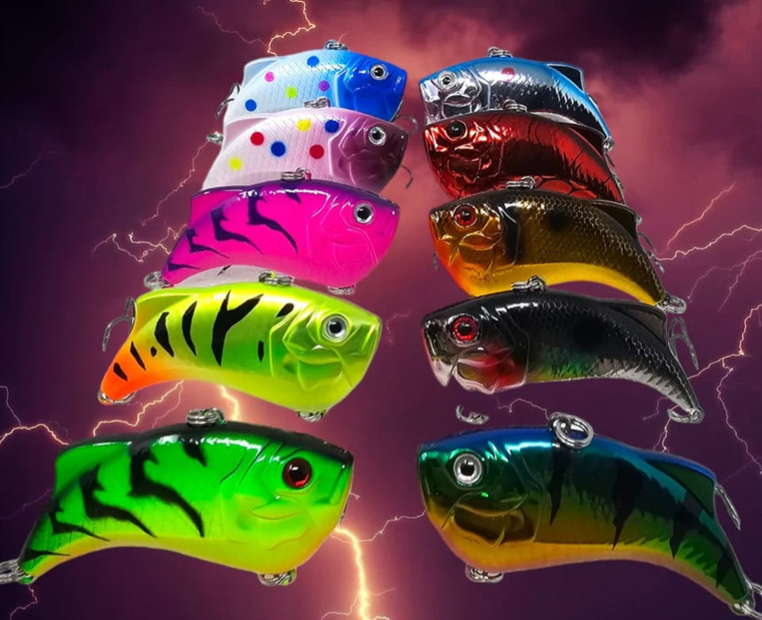 10 Rattle Baits - Shockwaves “The Works Max”