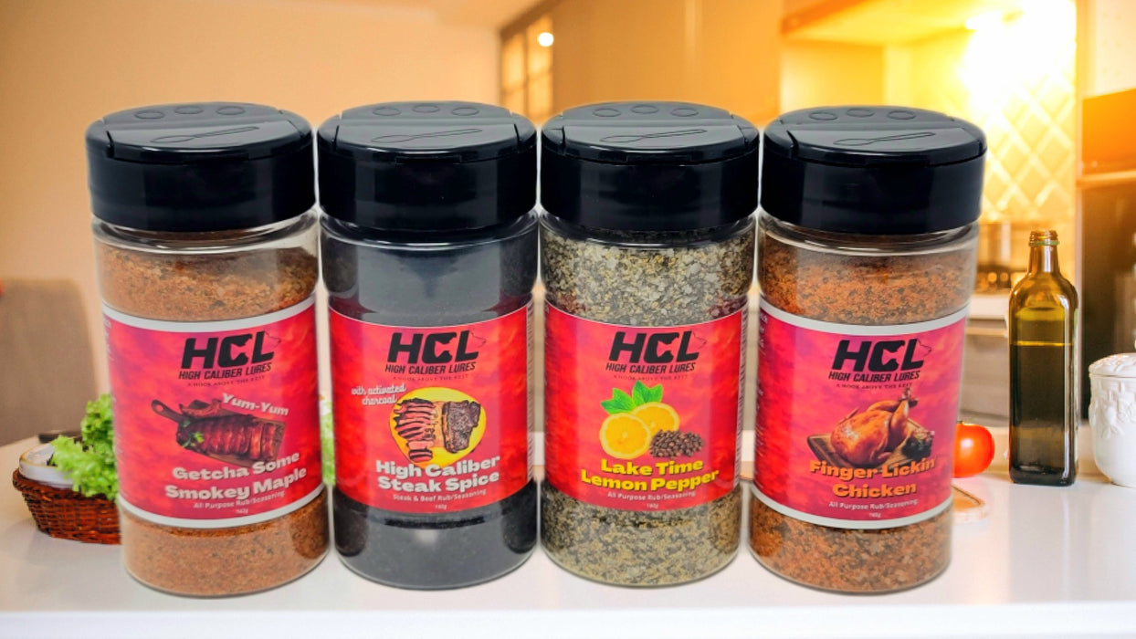 💥SALE💥HCL BBQ Rubs/Spices “The Works” 4 Shakers - Rubs 💥SALE💥