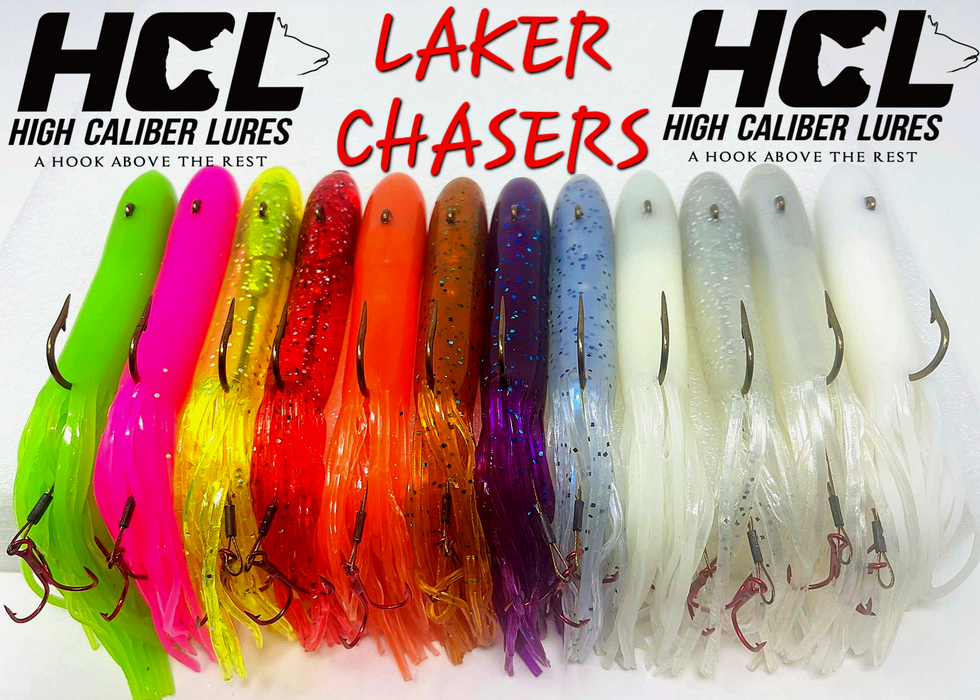 Laker Chaser 6” Tube Jig - 2 Pack - Lakers - Musky - Pike