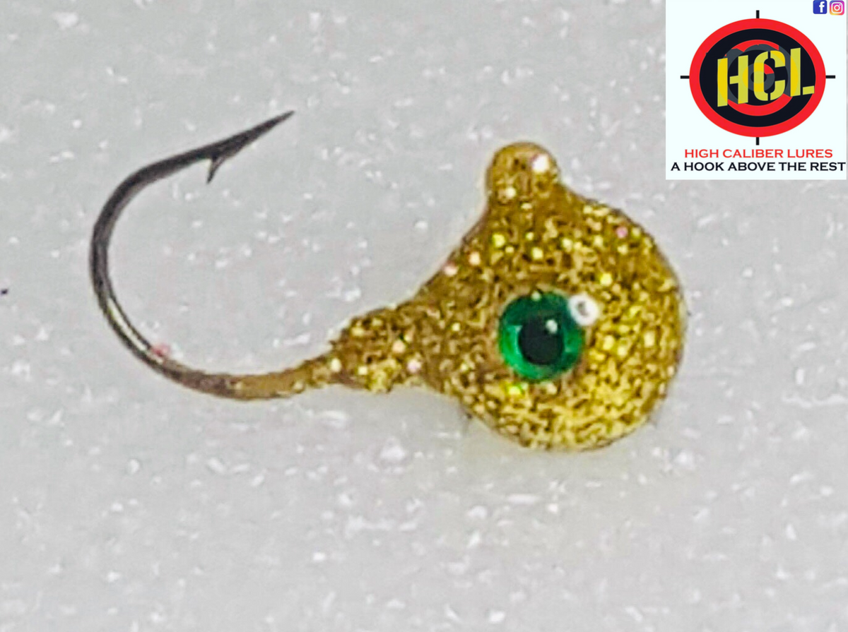Gold DC Sparkle Jig - 2 Pack — High Caliber Lures